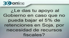 30 online B4: Qu harn los productores si Macri no reduce el 5% de retencin a la Soja?; con C. Curci y R. Bindi