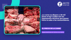 El precio de la carne  Especulaciones en torno a su venta.